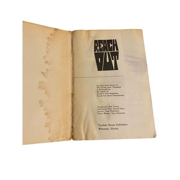 Reach Out The Living New Testament Paperback Book Illustrated Edition 1967 - Picture 7 of 11